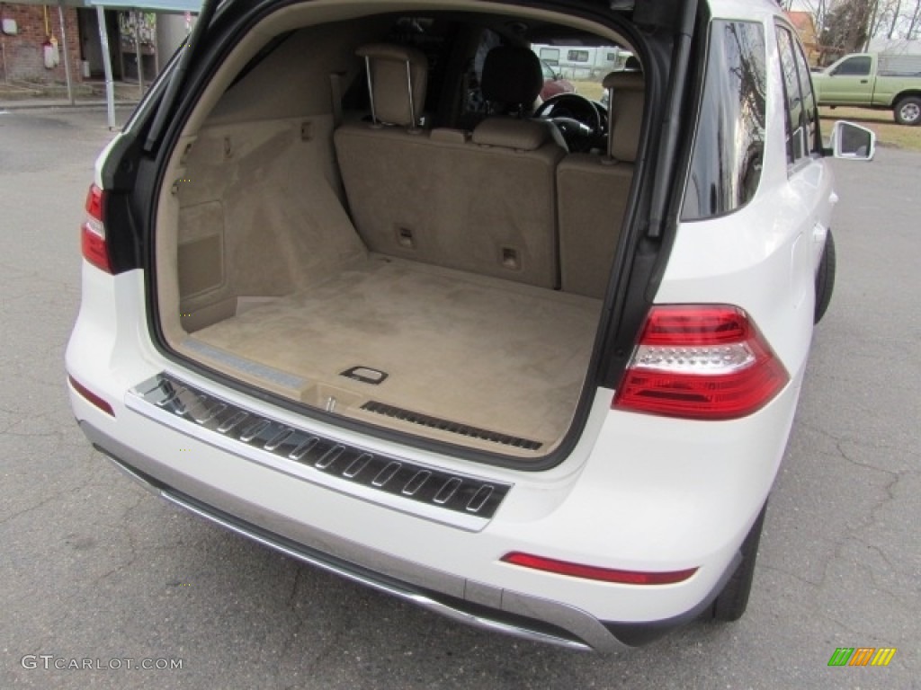 2014 ML 350 4Matic - Polar White / Almond Beige photo #20