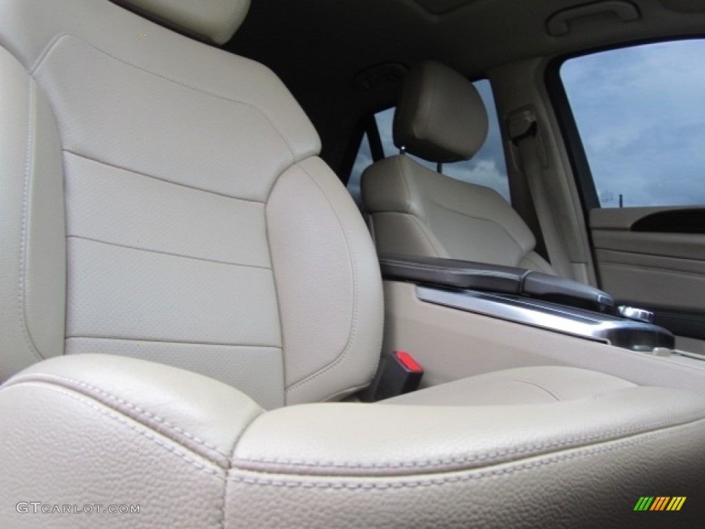 2014 ML 350 4Matic - Polar White / Almond Beige photo #22