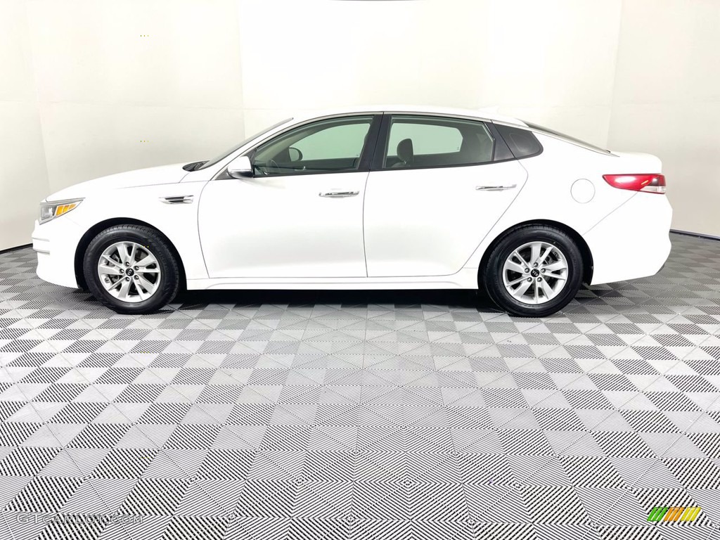 2016 Optima LX - Snow White Pearl / Beige photo #4