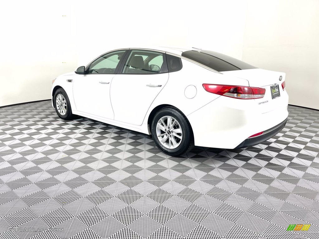 2016 Optima LX - Snow White Pearl / Beige photo #5