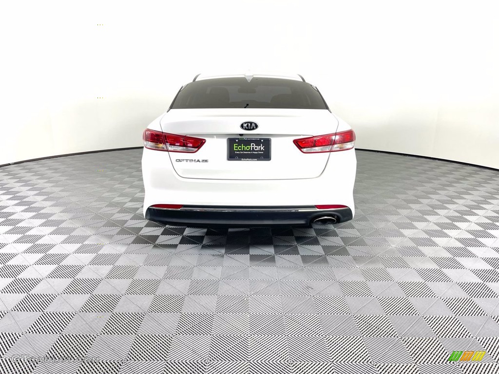 2016 Optima LX - Snow White Pearl / Beige photo #6