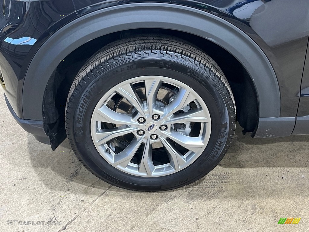 2021 Explorer XLT 4WD - Agate Black Metallic / Ebony photo #5
