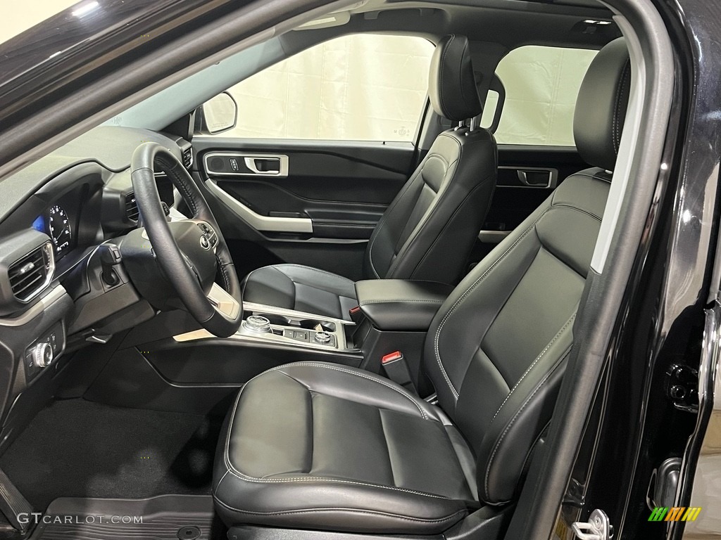 2021 Explorer XLT 4WD - Agate Black Metallic / Ebony photo #8