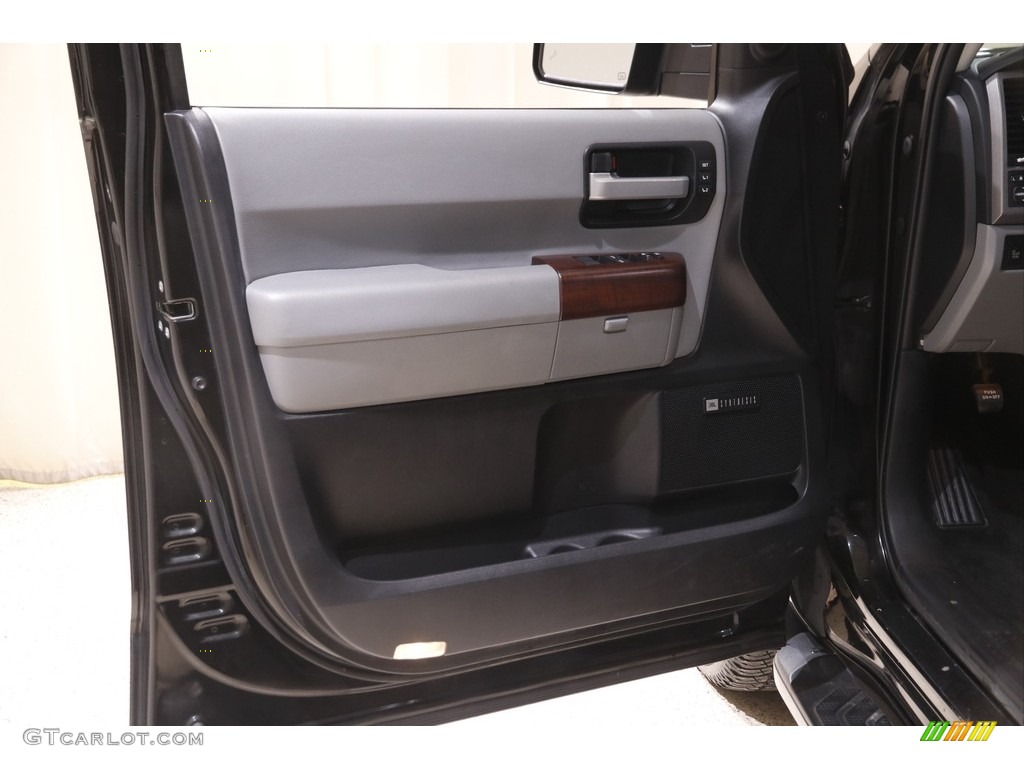 2012 Sequoia SR5 4WD - Black / Graphite Gray photo #4