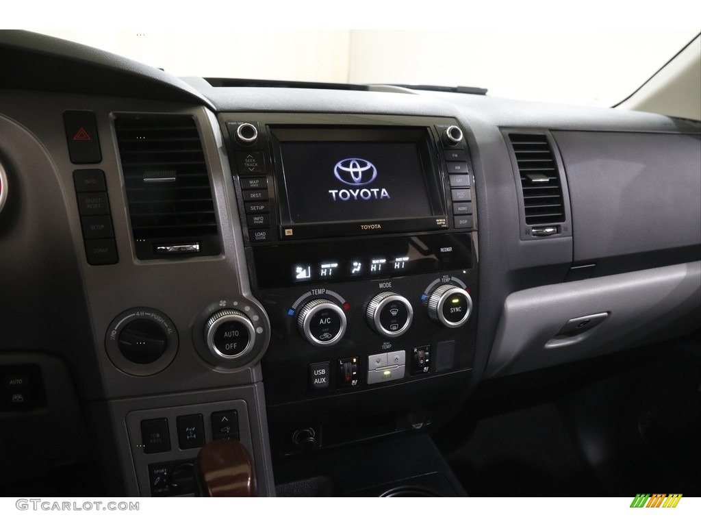 2012 Sequoia SR5 4WD - Black / Graphite Gray photo #9