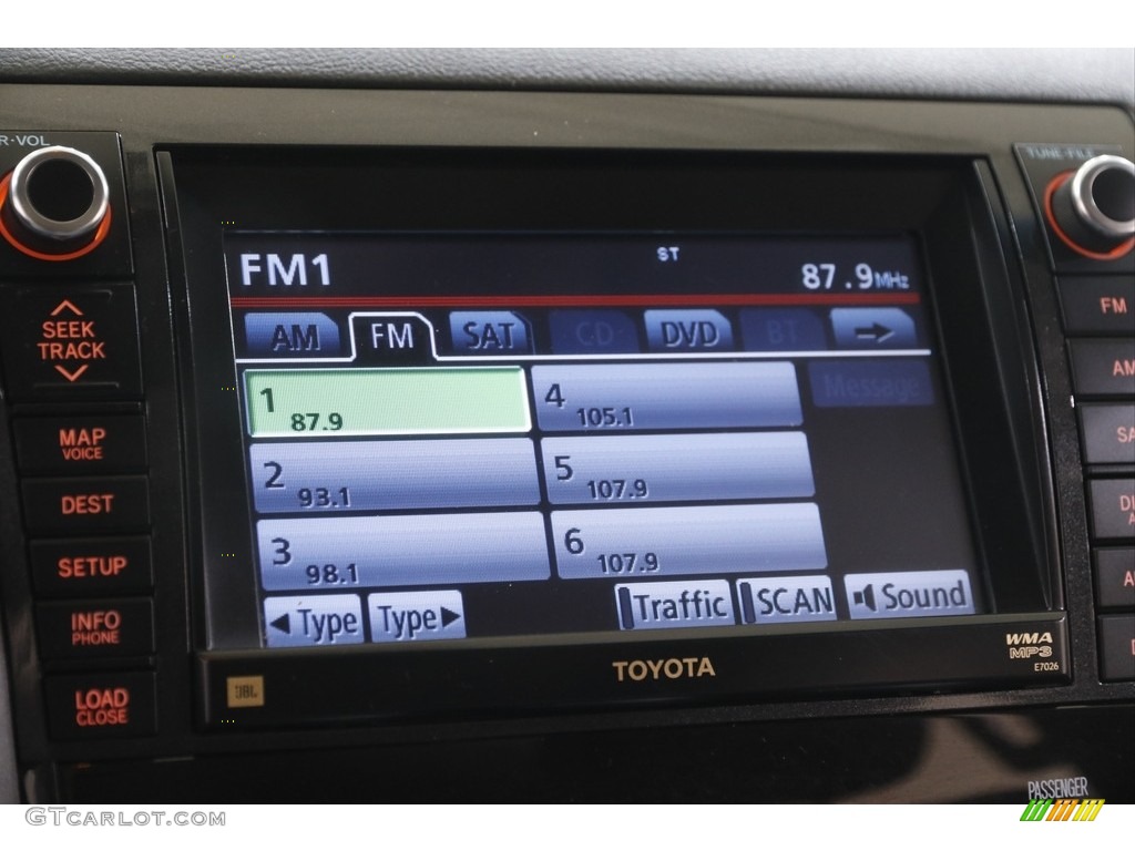 2012 Sequoia SR5 4WD - Black / Graphite Gray photo #11