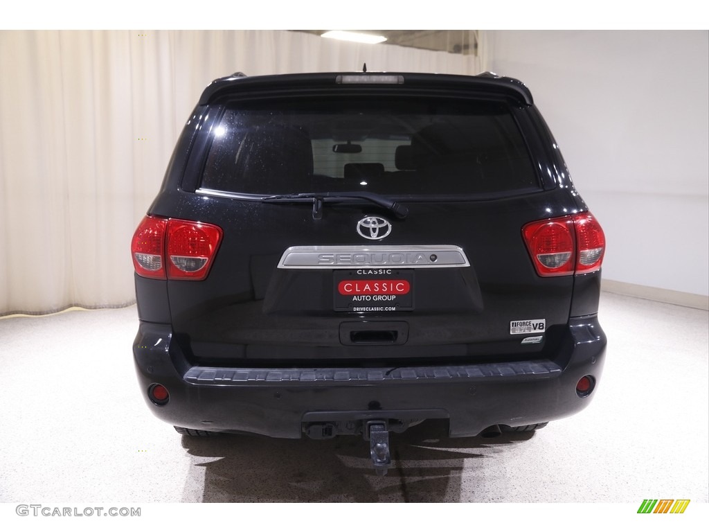 2012 Sequoia SR5 4WD - Black / Graphite Gray photo #23
