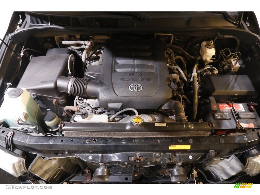 2012 Sequoia SR5 4WD - Black / Graphite Gray photo #24