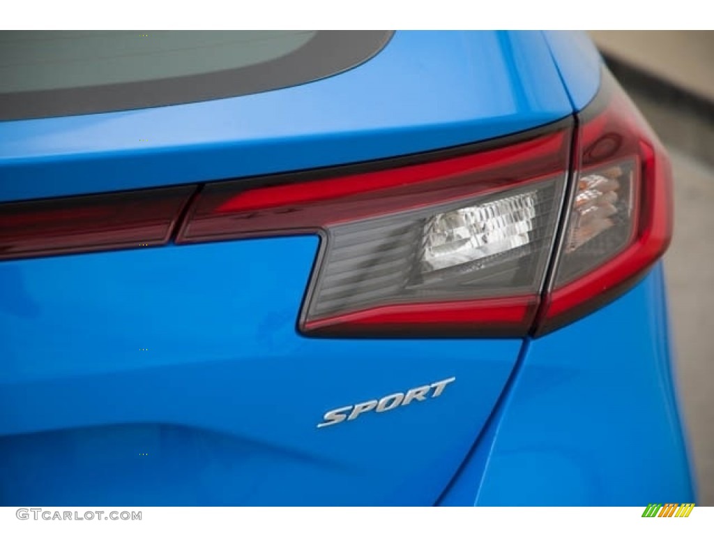 2022 Civic Sport Hatchback - Boost Blue Metallic / Black photo #7