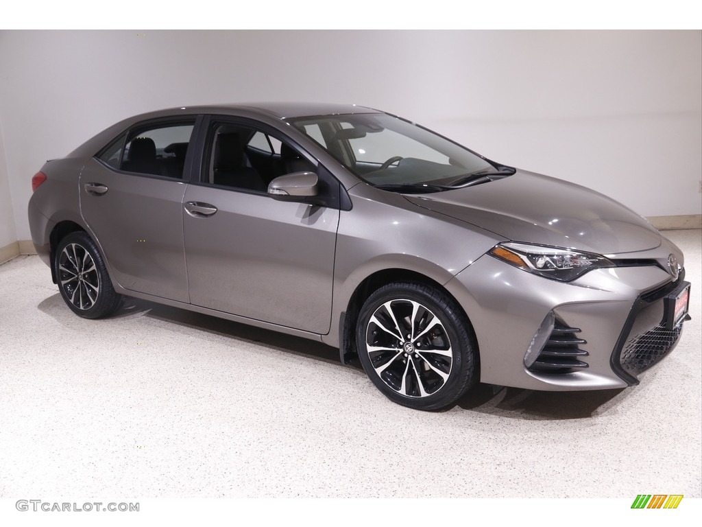 2019 Corolla SE - Falcon Gray metallic / Black photo #1