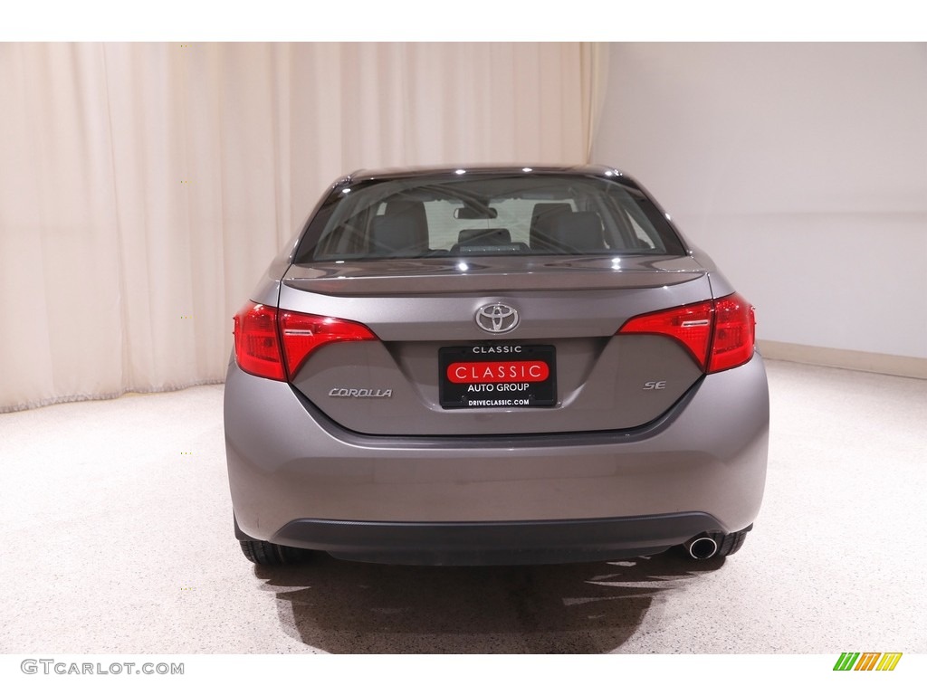 2019 Corolla SE - Falcon Gray metallic / Black photo #18
