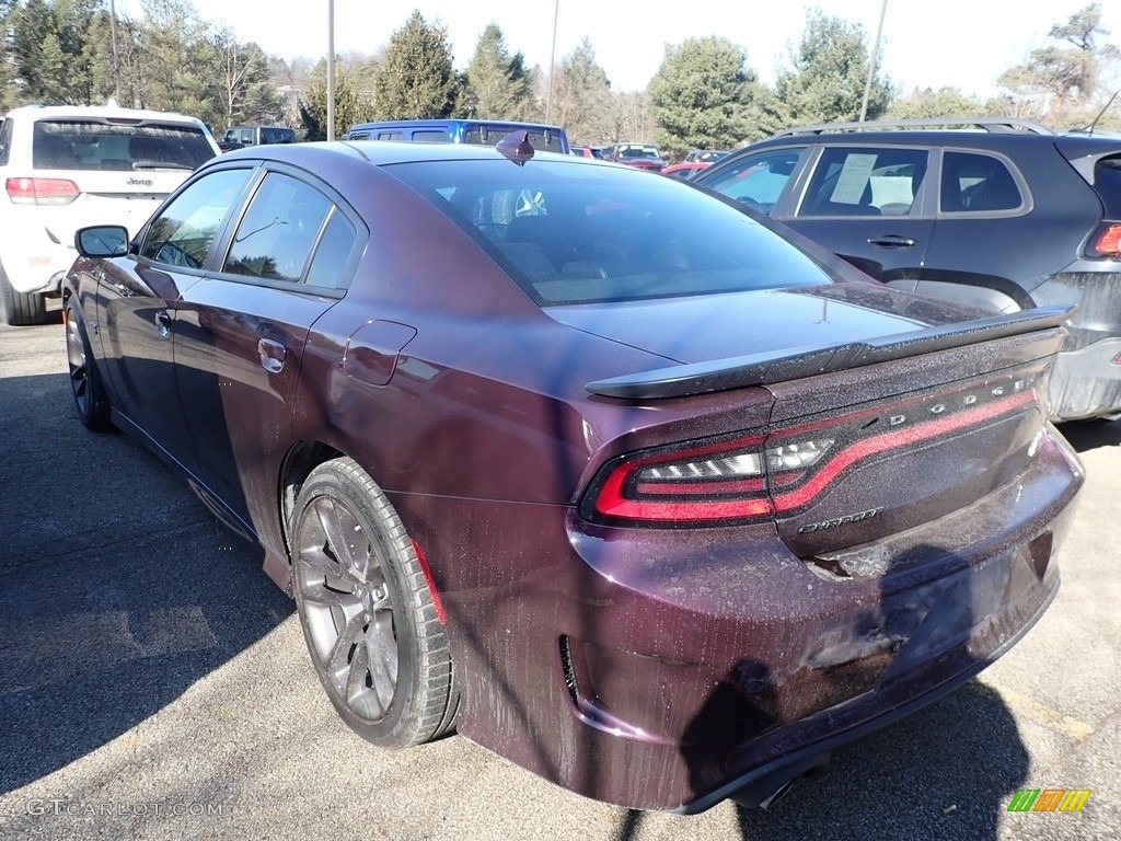2020 Charger Scat Pack - Hellraisin / Black photo #3
