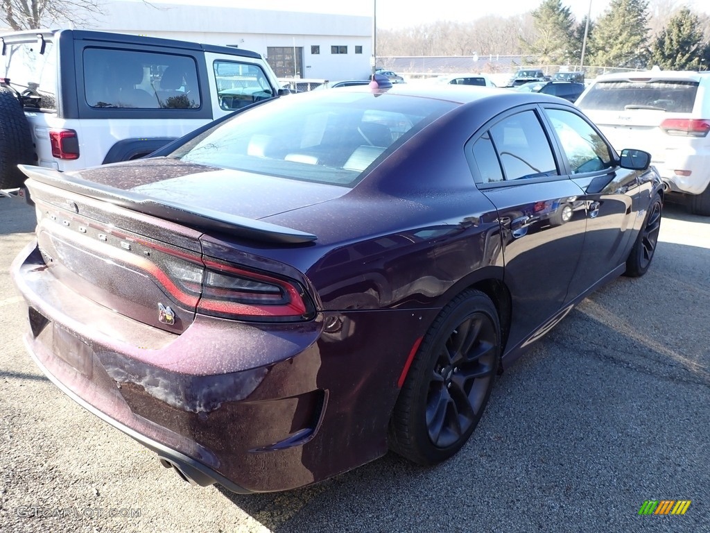 2020 Charger Scat Pack - Hellraisin / Black photo #4