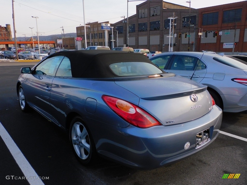 2004 Solara SLE V6 Convertible - Cosmic Blue Metallic / Dark Stone Gray photo #3
