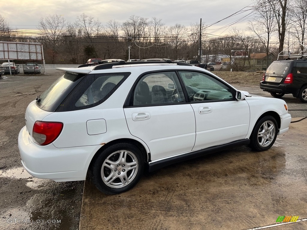 2003 Impreza WRX Wagon - Aspen White / Black photo #5