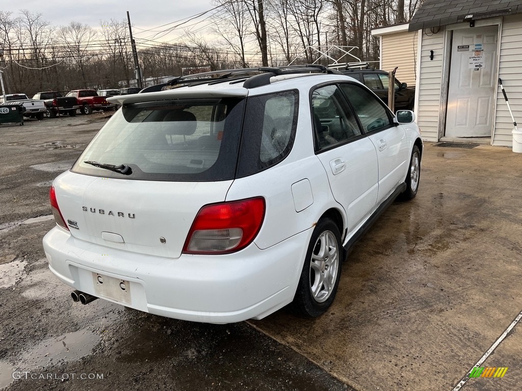 2003 Impreza WRX Wagon - Aspen White / Black photo #6