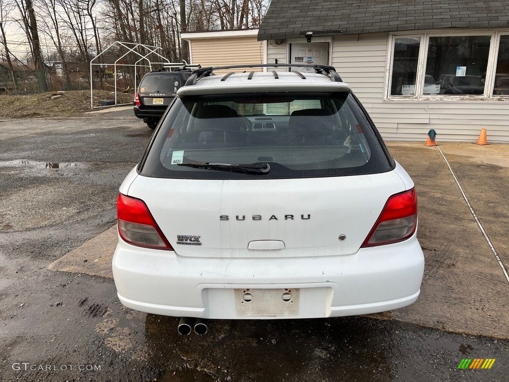 2003 Impreza WRX Wagon - Aspen White / Black photo #7