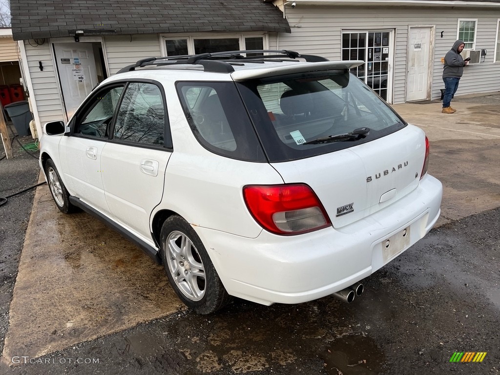 2003 Impreza WRX Wagon - Aspen White / Black photo #8