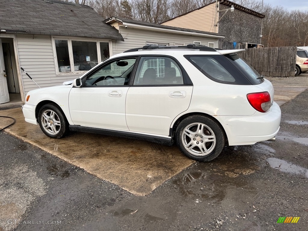 2003 Impreza WRX Wagon - Aspen White / Black photo #9