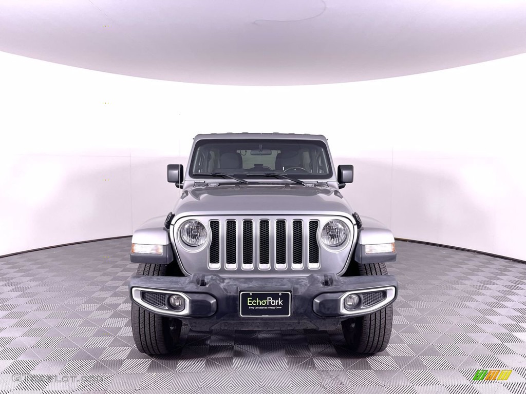 2020 Wrangler Unlimited Sahara 4x4 - Billet Silver Metallic / Black photo #2