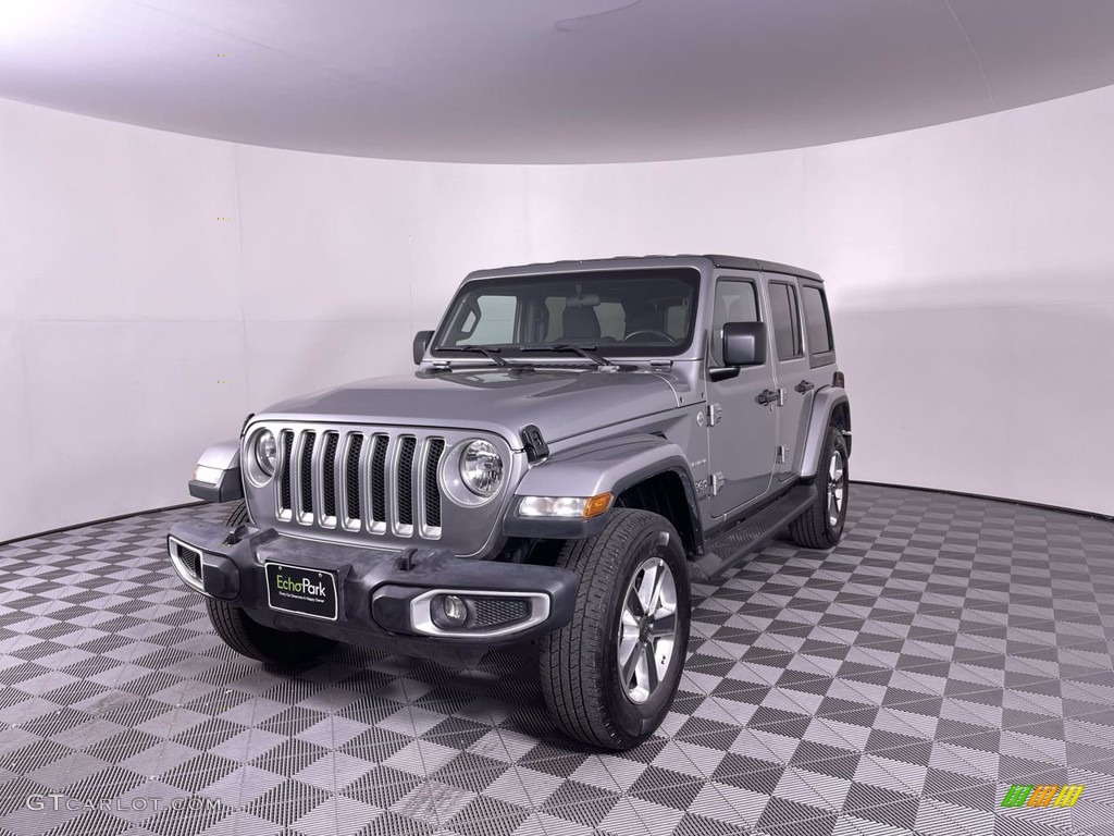 2020 Wrangler Unlimited Sahara 4x4 - Billet Silver Metallic / Black photo #3