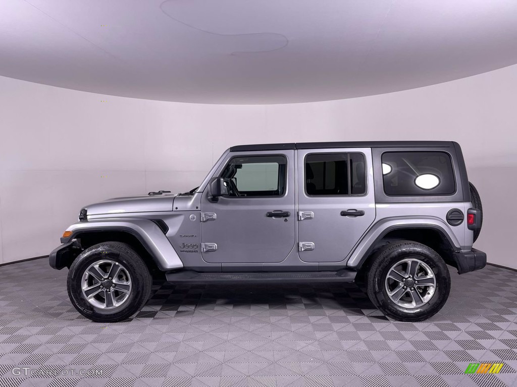 2020 Wrangler Unlimited Sahara 4x4 - Billet Silver Metallic / Black photo #4