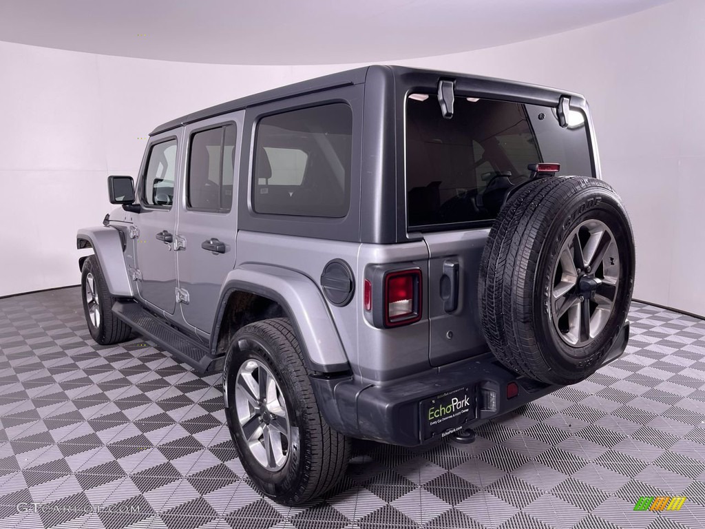 2020 Wrangler Unlimited Sahara 4x4 - Billet Silver Metallic / Black photo #5