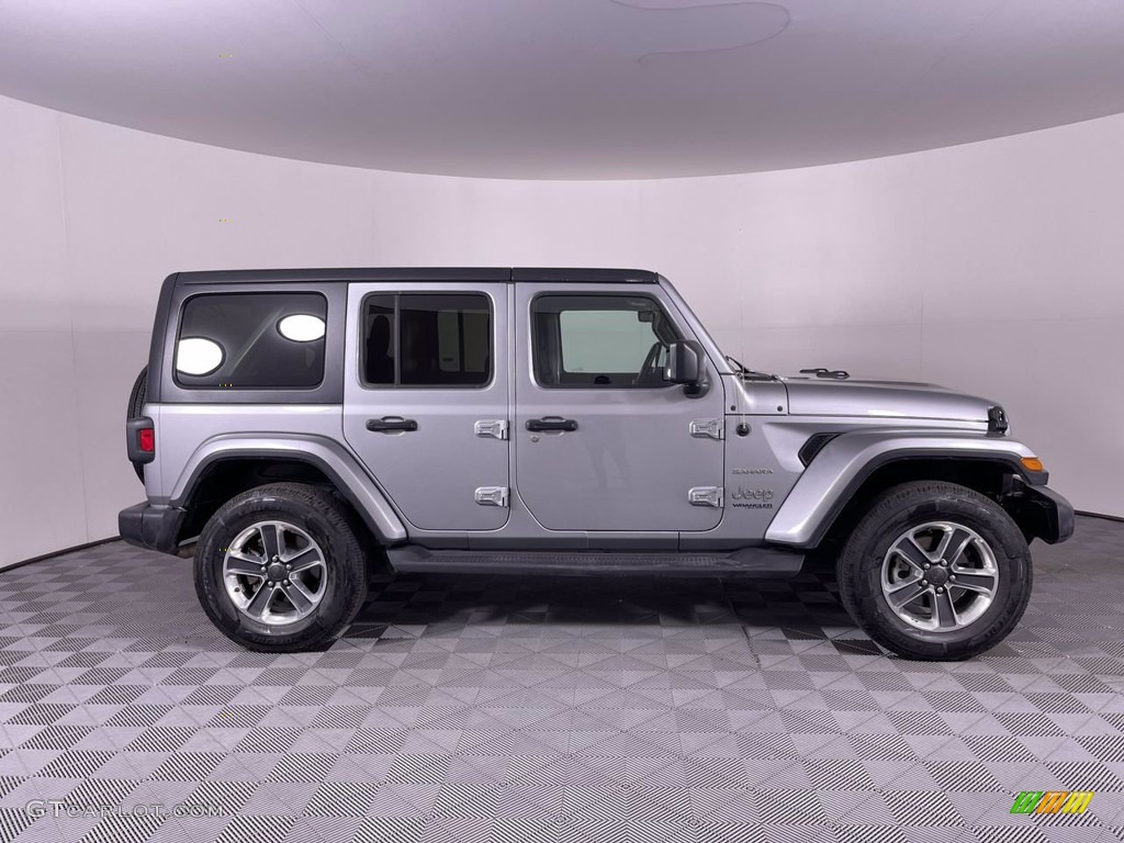 2020 Wrangler Unlimited Sahara 4x4 - Billet Silver Metallic / Black photo #8