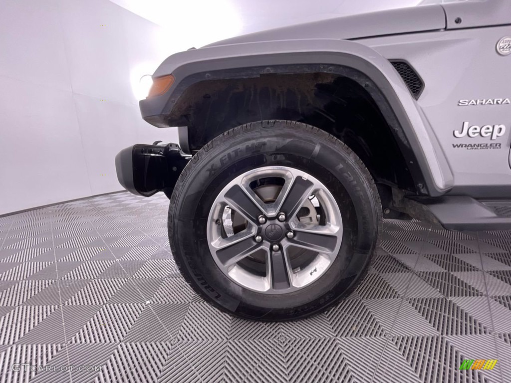 2020 Wrangler Unlimited Sahara 4x4 - Billet Silver Metallic / Black photo #28