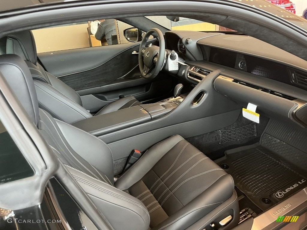 Black Interior 2022 Lexus LC Coupe Photo #143752791