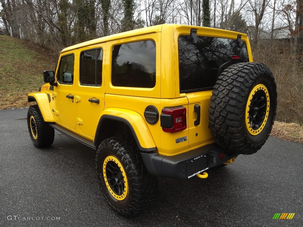 2019 Wrangler Unlimited MOAB 4x4 - Hellayella / Black photo #9