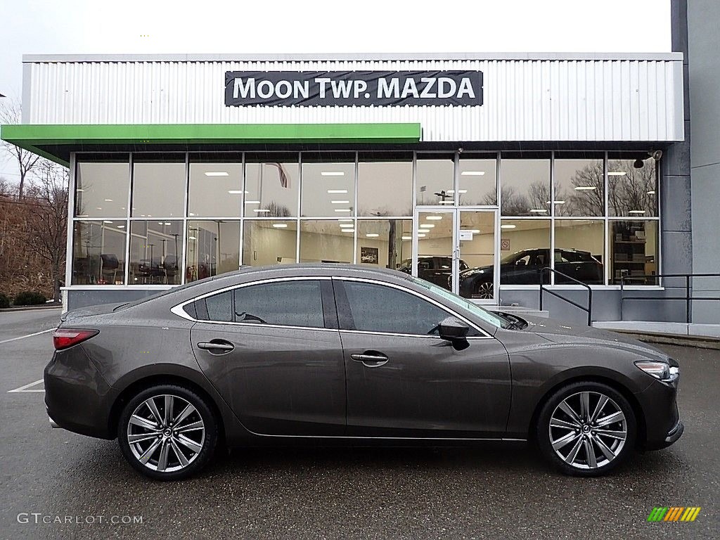 2018 Mazda6 Signature - Machine Gray Metallic / Parchment photo #1