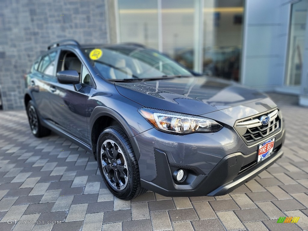 Magnetite Gray Metallic 2021 Subaru Crosstrek Premium Exterior Photo #143754003