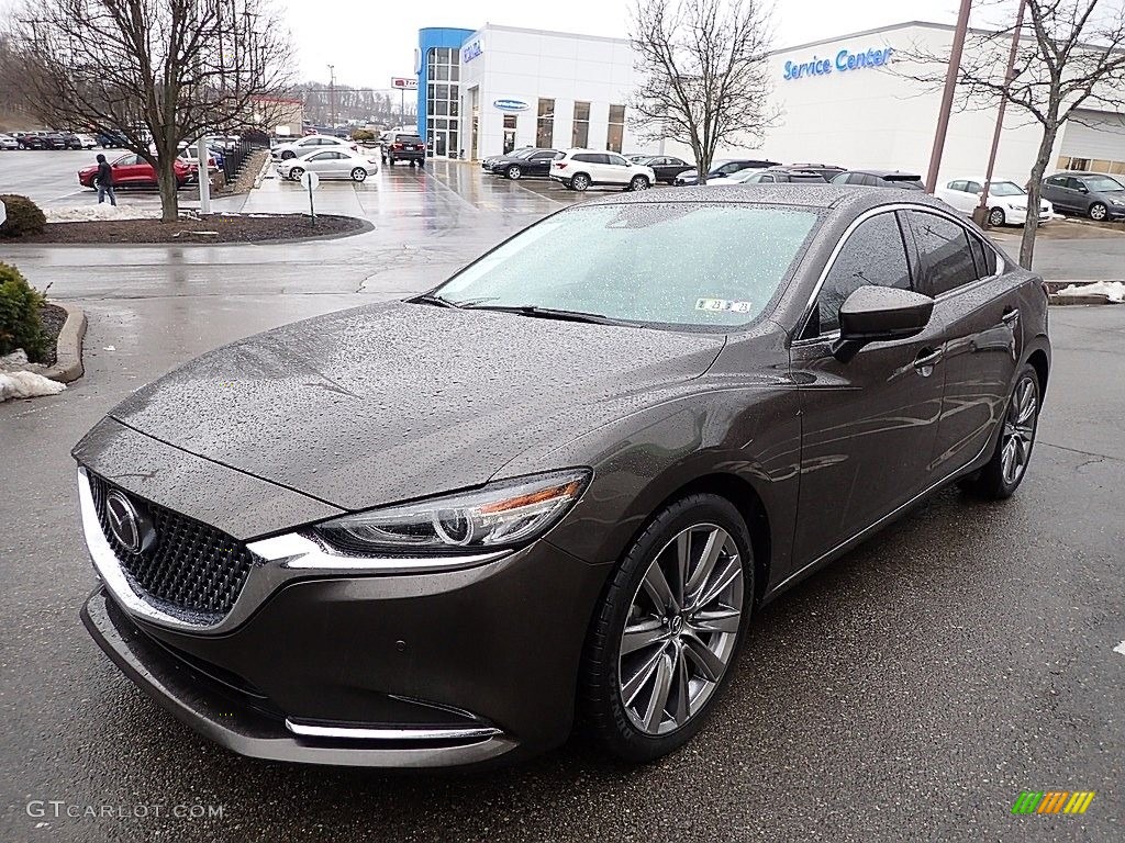 2018 Mazda6 Signature - Machine Gray Metallic / Parchment photo #6