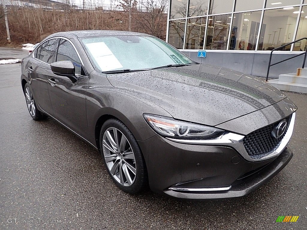 2018 Mazda6 Signature - Machine Gray Metallic / Parchment photo #8