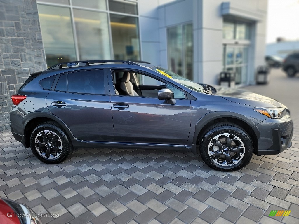 2021 Crosstrek Premium - Magnetite Gray Metallic / Gray photo #15