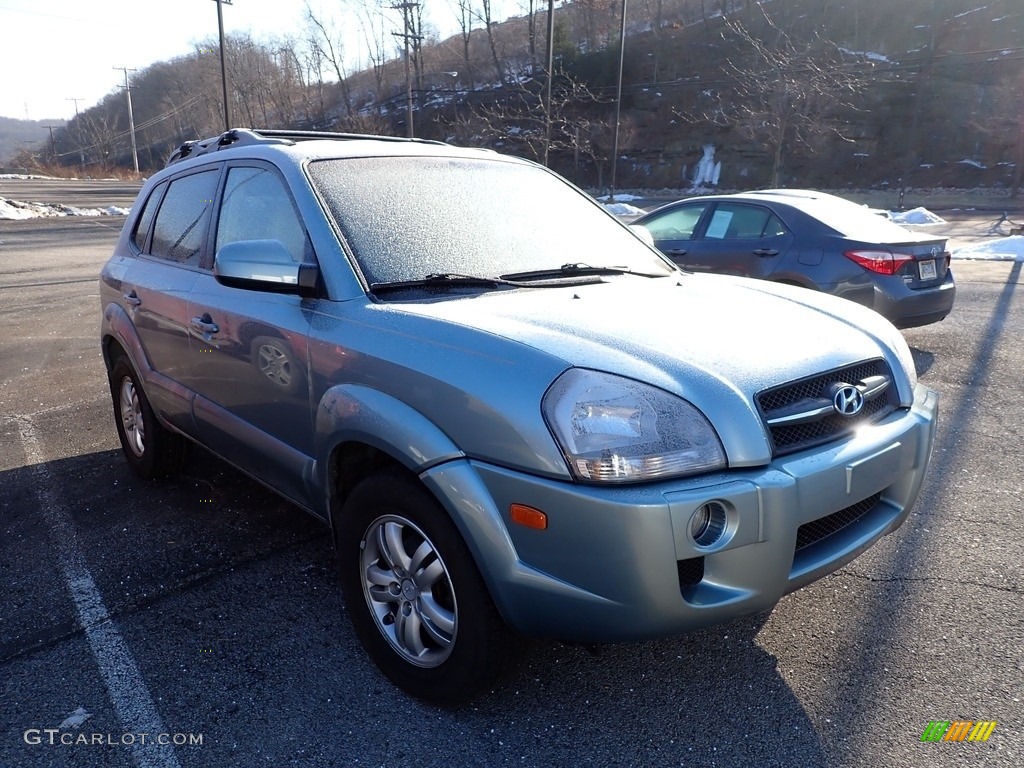 2006 Tucson Limited 4x4 - Nautical Blue Metallic / Gray photo #4
