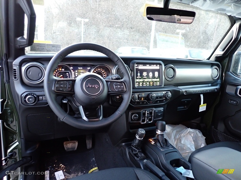 2022 Jeep Wrangler Unlimited Sport 4x4 Black Dashboard Photo #143754846
