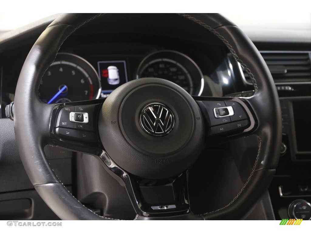 2017 Volkswagen Golf R 4Motion w/DCC. Nav. Black Steering Wheel Photo #143754852