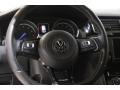2017 Volkswagen Golf R Black Interior Steering Wheel Photo