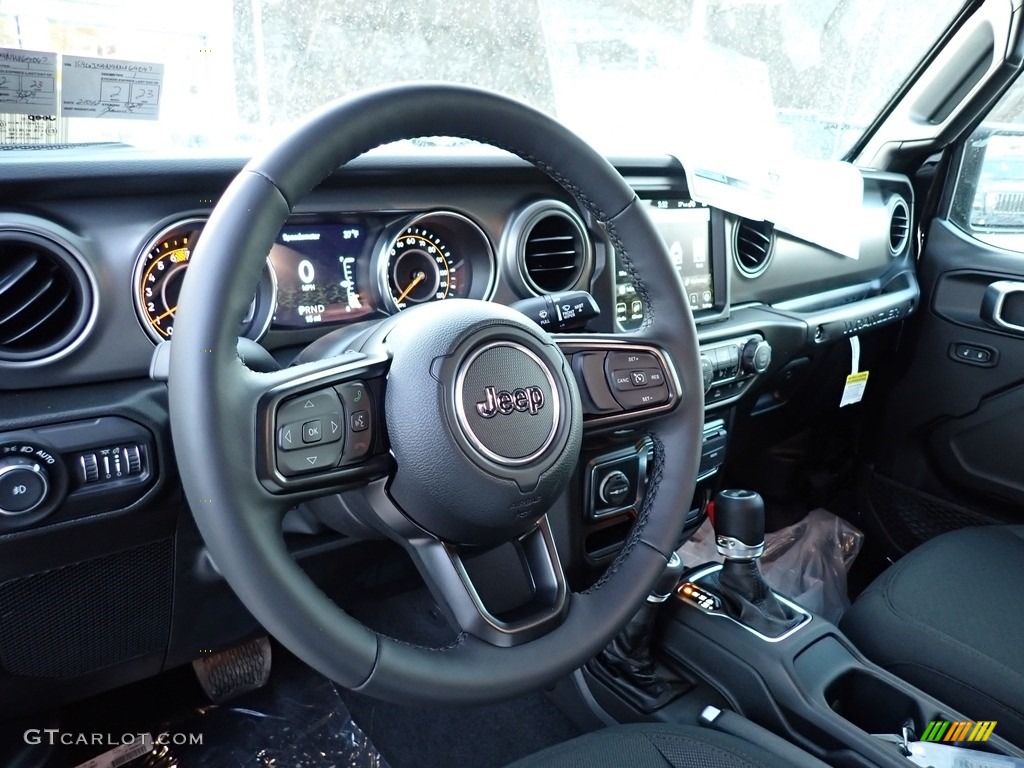 2022 Jeep Wrangler Sport 4x4 Black Dashboard Photo #143755353