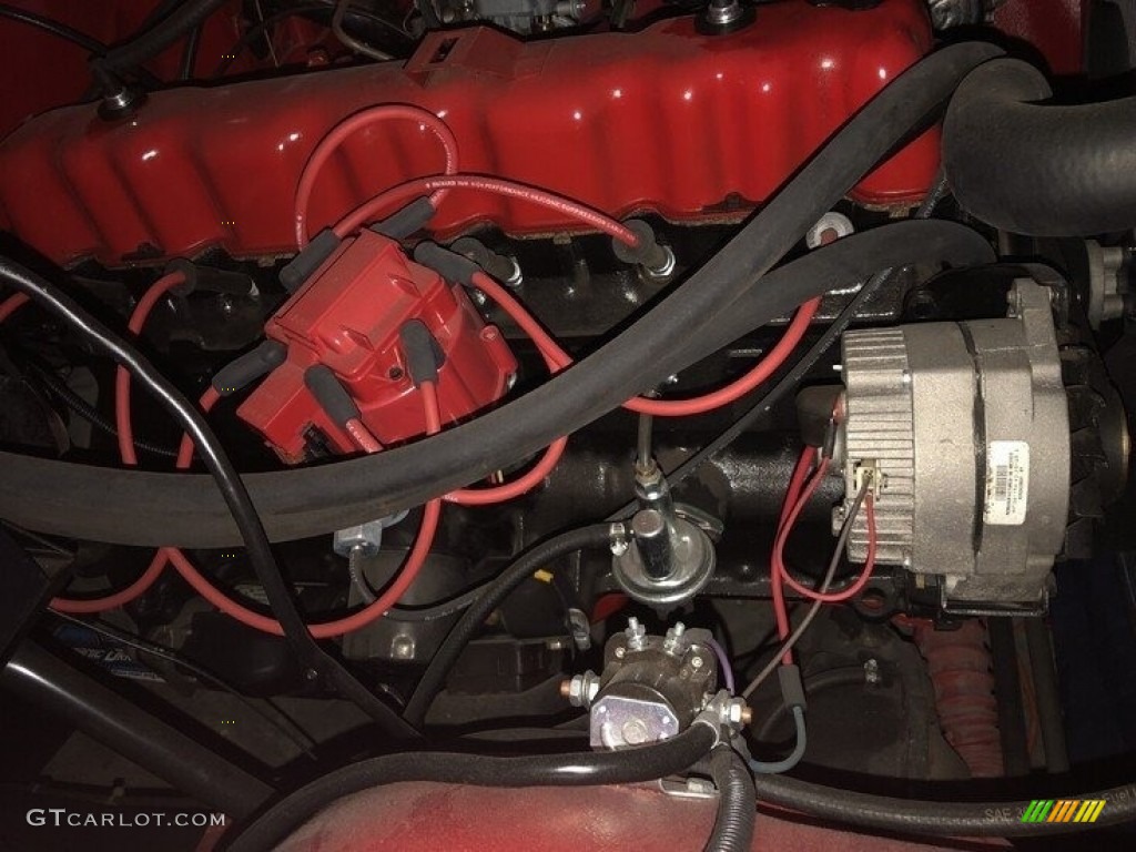 1978 Jeep CJ5 Golden Eagle 4x4 Engine Photos