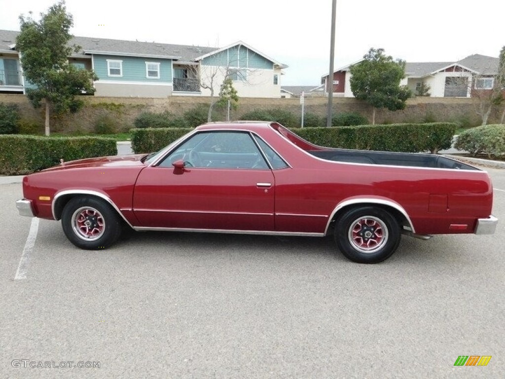 Dark Maroon Metallic 1985 Chevrolet El Camino Conquista Exterior Photo #143755815