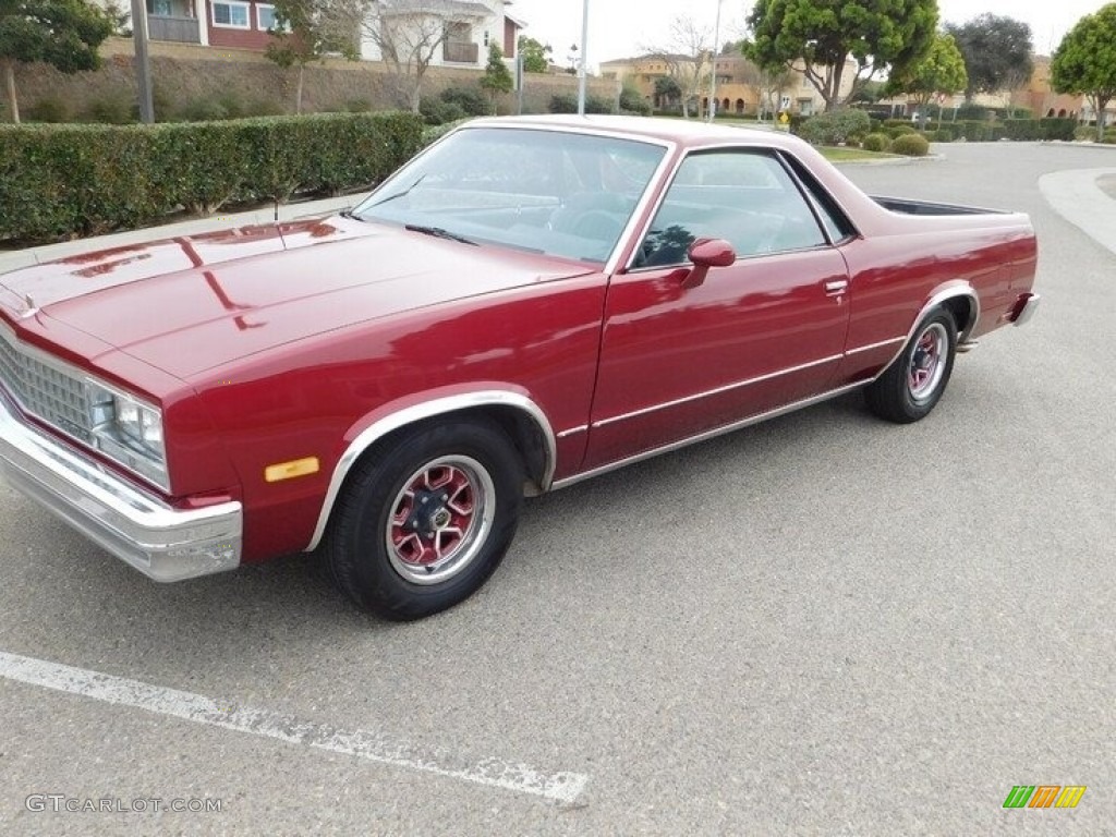 Dark Maroon Metallic 1985 Chevrolet El Camino Conquista Exterior Photo #143755842