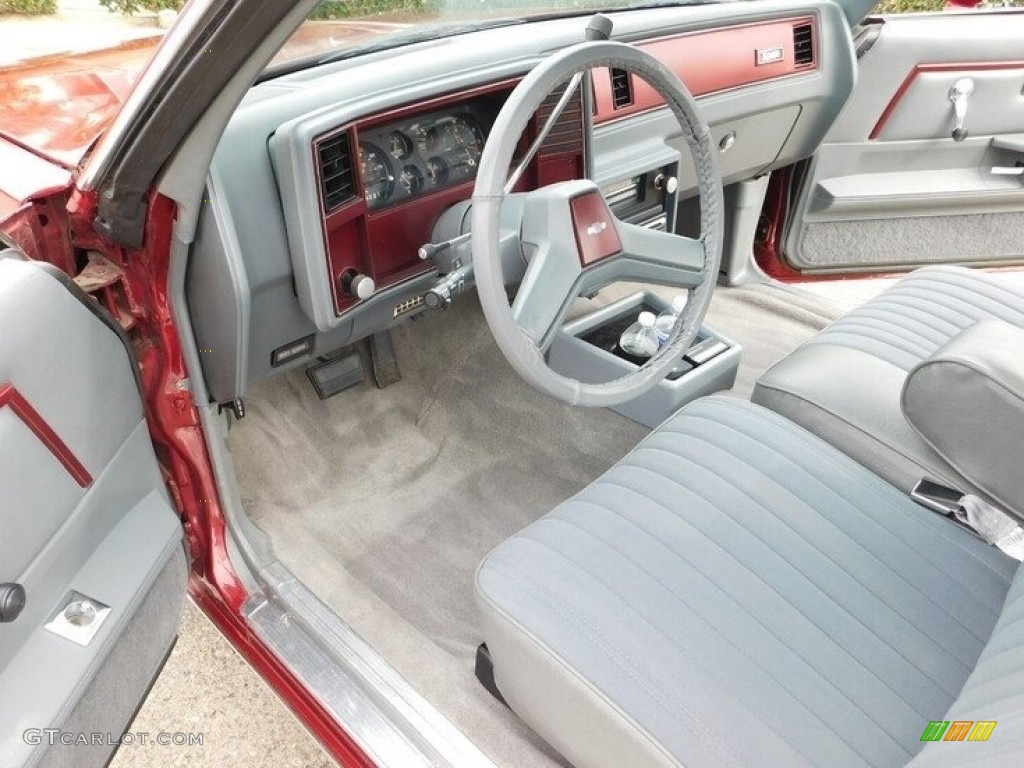 Gray Interior 1985 Chevrolet El Camino Conquista Photo #143755869