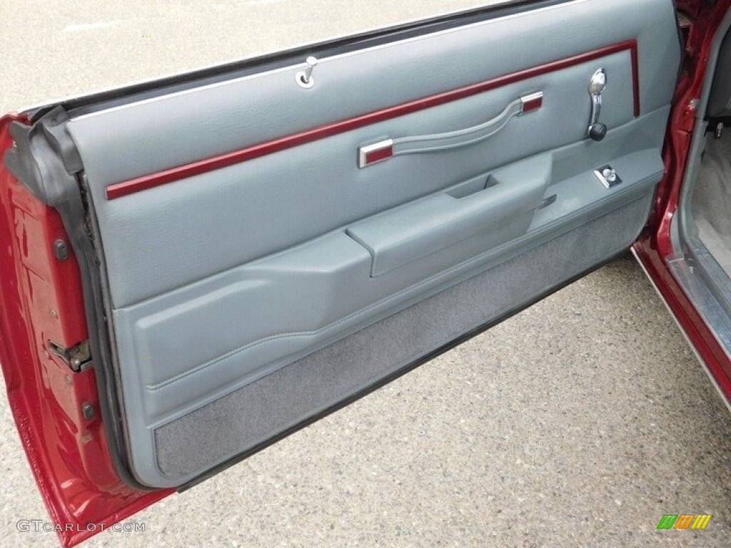 1985 Chevrolet El Camino Conquista Gray Door Panel Photo #143756184