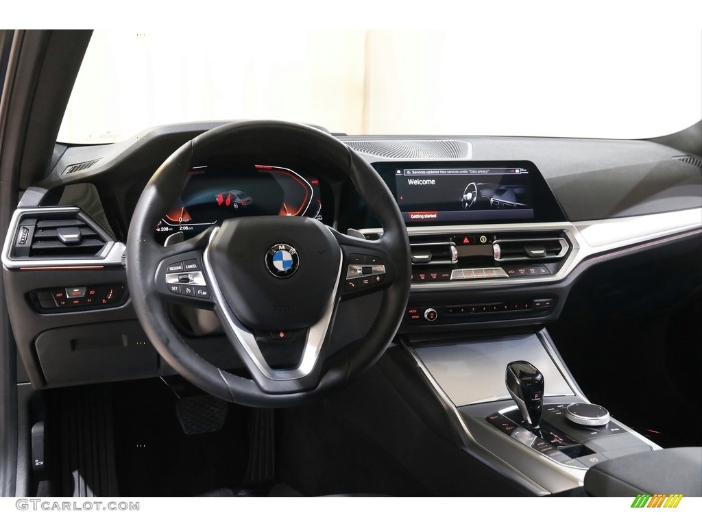2021 BMW 3 Series 330i xDrive Sedan Black Dashboard Photo #143756442