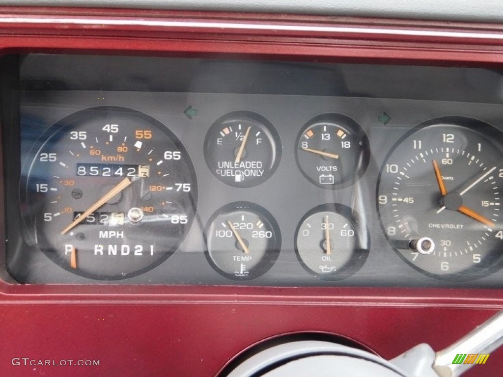 1985 Chevrolet El Camino Conquista Gauges Photo #143756633