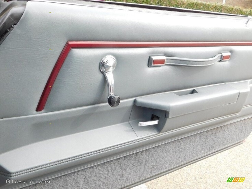 1985 Chevrolet El Camino Conquista Gray Door Panel Photo #143756751