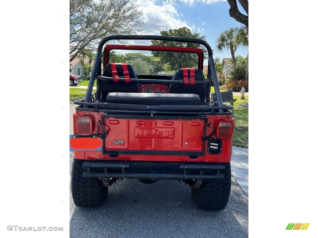 1979 CJ5 4x4 - Firecracker Red / Black photo #7